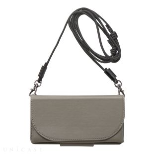 【iPhone13 Pro ケース】Teshe basic flip case for iPhone13 Pro (gray)-4589455009340