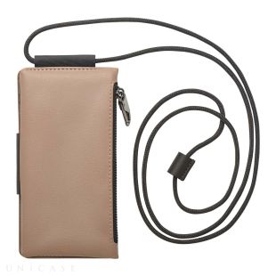【iPhone13 Pro ケース】Teshe light flip case for iPhone13 Pro (taupe)-4589455009289