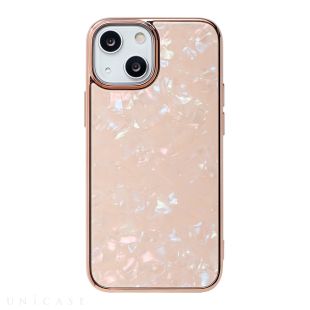【iPhone13 mini/12 mini ケース】Glass Shell Case for iPhone13 mini (coral pink)-4589455009029