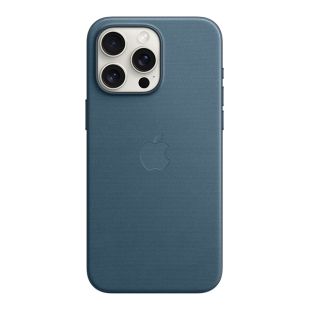 MagSafe対応iPhone15 Pro Maxフ ァインウーブンケース - パシフィックブルーi-4549995423211
