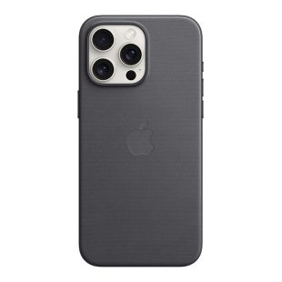 MagSafe対応iPhone15 Pro Max ファインウーブンケース - ブラック-4549995423181