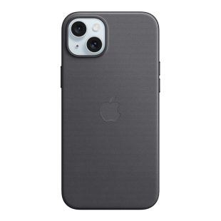 MagSafe対応iPhone15 Plus ファインウーブンケース - ブラック-4549995423082