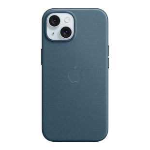 MagSafe対応iPhone15 ファインウーブンケース - パシフィックブルー-4549995423068