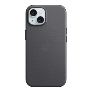 MagSafe対応iPhone15 ファインウーブンケース - ブラック-4549995423037