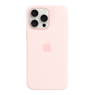 MagSafe対応iPhone15 Pro Max シリコーンケース - ライトピンク-4549995422412