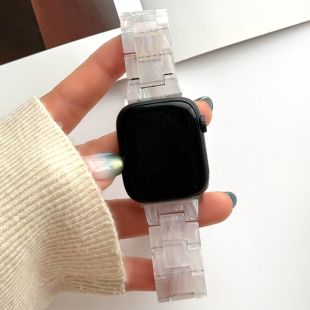 【Apple Watch バンド 41/40/38mm】マーブル樹脂バンド (オーロラ) for Apple Watch SE(第2/1世代)/Series9/8/7/6/5/4/3/2/1-4573558553985