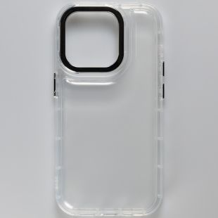 【iPhone15 Pro ケース】ソフトパフケース (クリア)-4573531550420