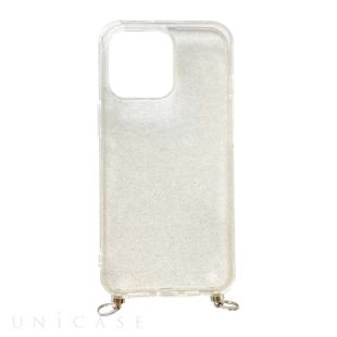 【iPhone13 Pro ケース】Loop付グリッターTPUケース-4573531546089
