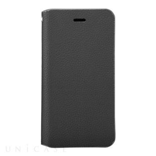 【iPhoneSE(第3/2世代)/8/7/6s/6 ケース】スタンド型手帳ケース (ブラック)-4570046389316