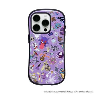 【iPhone15 Pro ケース】ポケットモンスター/ポケモン iFace First Classケース (パープル)-4522327964750