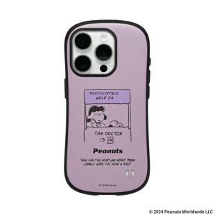 【iPhone15 Pro ケース】PEANUTS iFace First Classケース (くすみパープル/ルーシー)-4522327970928