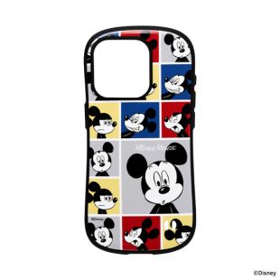 【iPhone15 Pro ケース】ディズニーキャラクターiFace First Classケース (ミッキーマウス/フェイス/パターン)-4522327965856