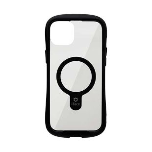 【iPhone15 Plus ケース】iFace Reflection Magnetic強化ガラスクリアケース (ブラック)-4522327962046