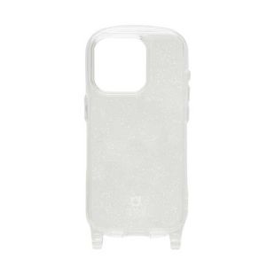 【iPhone15 Pro ケース】iFace Hang and クリアケース (クリア/ラメ)-4522327960974