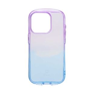 【iPhone15 Pro ケース】iFace Look in Clear Lollyケース (ヴァイオレット/サファイア)-4522327960707