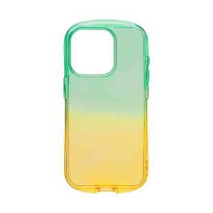 【iPhone15 Pro ケース】iFace Look in Clear Lollyケース (フォレスト/アプリコット)-4522327960677