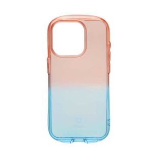 【iPhone15 Pro ケース】iFace Look in Clear Lollyケース (ストロベリー/アクア)-4522327960653