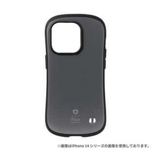 【iPhone15 Pro ケース】iFace First Class KUSUMIケース (くすみブラック)-4522327960295