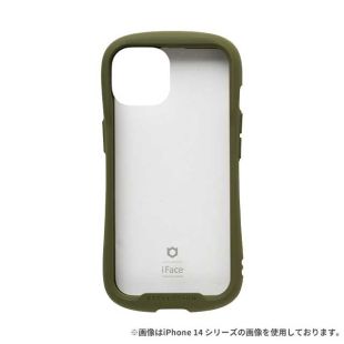 【iPhone15 ケース】iFace Reflection強化ガラスクリアケース (カーキ)-4522327959084