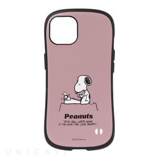 【iPhone13 ケース】PEANUTS iFace First Classケース (くすみピンク/レター)-4522327951002