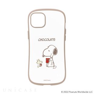 【iPhone14 Plus ケース】PEANUTS iFace First Class Cafeケース (スヌーピー/ココア)-4522327947500