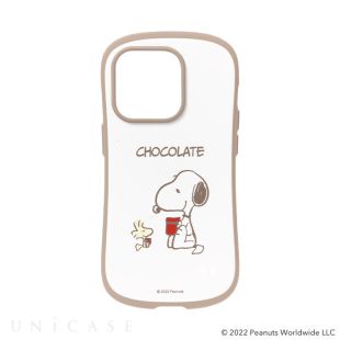 【iPhone14 Pro ケース】PEANUTS iFace First Class Cafeケース (スヌーピー/ココア)-4522327947487