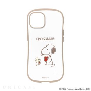 【iPhone14 ケース】PEANUTS iFace First Class Cafeケース (スヌーピー/ココア)-4522327947463