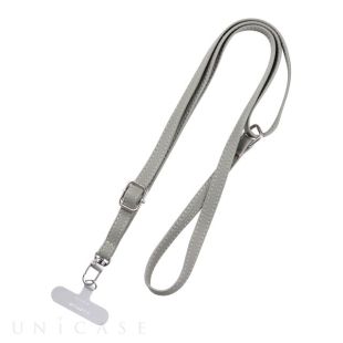 ショルダーストラップ 「SHOULTY MULTI STRAP」PUレザータイプ (グレー)-4570025857911