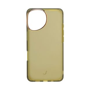 【iPhone16 ケース】クリアカラー耐衝撃ハードケース (オリーブ)-4522327978832