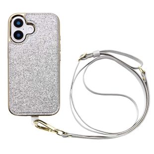 【iPhone16 ケース】Cross Body Case Duo (shine silver)-4573558554890
