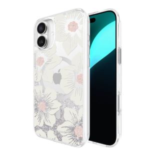 【iPhone16 Plus ケース】Liquid Glitter MagSafe Case (Hollyhock)-4573565919903