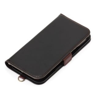 【iPhone16 Plus ケース】フリップカバー  (ブラック)-4573540893419