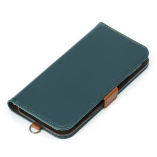 【iPhone16 Plus ケース】フリップカバー  (ブルー)-4573540893402