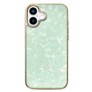 【iPhone16 Plus ケース】Glass Shell Case (mint)-4573558556344