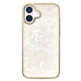 【iPhone16 Plus ケース】Glass Shell Case (gold)-4573558556320