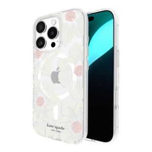 【iPhone16 Pro ケース】Protective Hardshell Case for MagSafe (Hollyhock Floral)-4573565919439