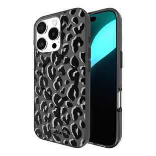 【iPhone16 Pro ケース】Protective Hardshell Case for MagSafe (City Leopard Black)-4573565919453