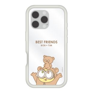 【iPhone16 Pro ケース】『怪盗グルー/ミニオンズ』シリーズ プランプフレームケース (ボブ&ティム)-4550213561721
