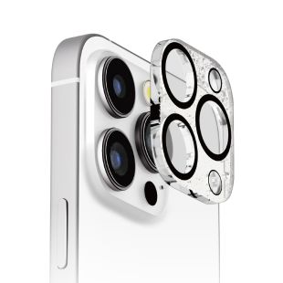 【iPhone16 Pro/16 Pro Max フィルム】カメラフルプロテクター  (ラメ)-4573540893167