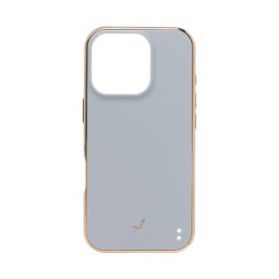 【iPhone16 Pro ケース】マットカラー耐衝撃ハードケース (パウダーブルー)-4522327978979