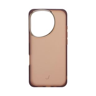 【iPhone16 Pro ケース】クリアカラー耐衝撃ハードケース (ブラウン)-4522327978887