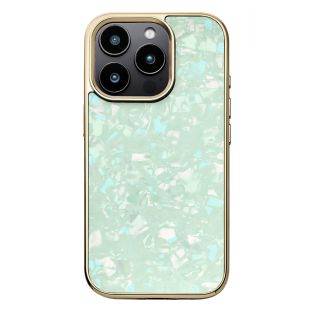 【iPhone16 Pro ケース】Glass Shell Case (mint)-4573558556313