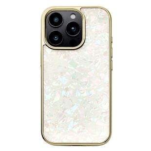 【iPhone16 Pro ケース】Glass Shell Case (gold)-4573558556290