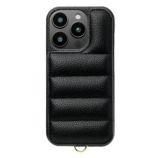 【iPhone16 Pro ケース】Puffy Case (black)-4573558555927