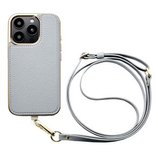 【iPhone16 Pro ケース】Cross Body Case Duo (pale blue)-4573558554999