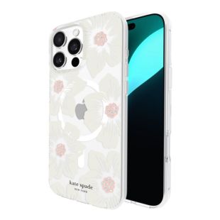 【iPhone16 Pro Max ケース】Protective Hardshell Case for MagSafe (Hollyhock Floral)-4573565919651