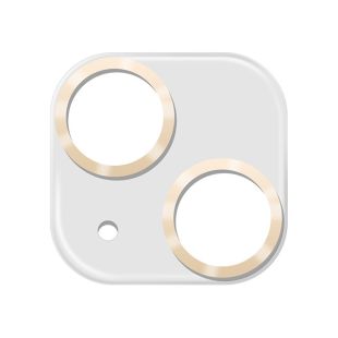 【iPhone15/15 Plus フィルム】カメラ全体保護ガラスフィルム (ゴールド)-4516023783630