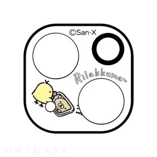 【iPhone13 mini/13 フィルム】リラックマ カメラカバー (キイロイトリ)-4550213067735