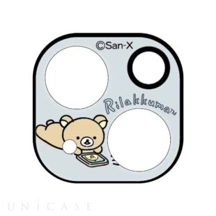 【iPhone13 mini/13 フィルム】リラックマ カメラカバー (リラックマ)-4550213067728